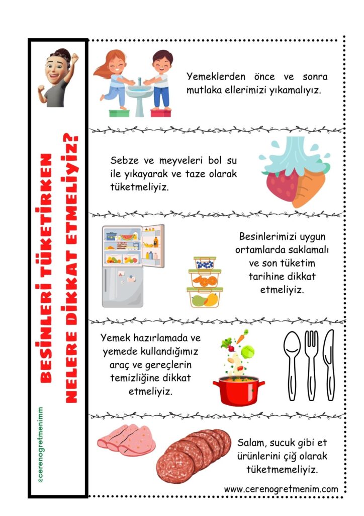 Besinlerimiz Defter Çalışması